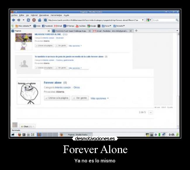 Forever Alone - Ya no es lo mismo