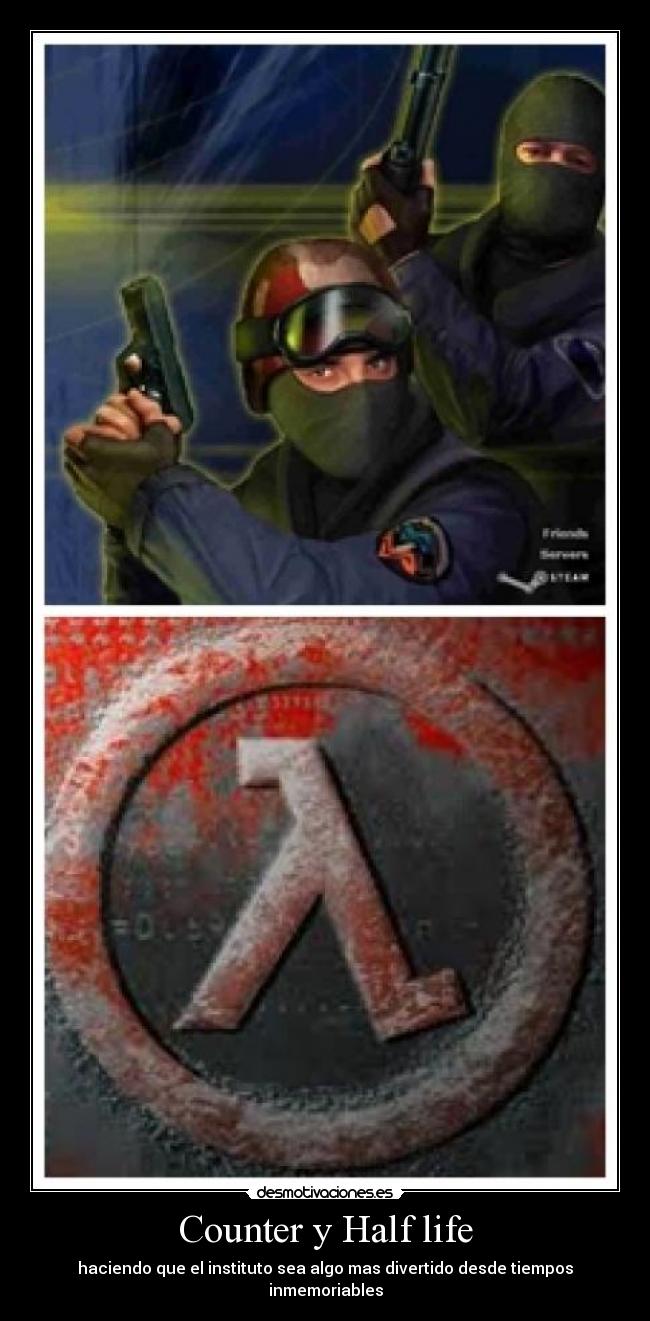 Counter y Half life -