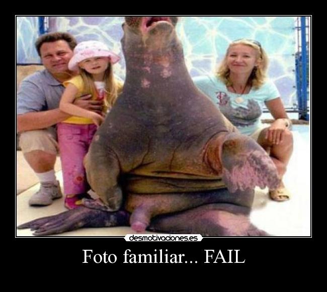 Foto familiar... FAIL -
