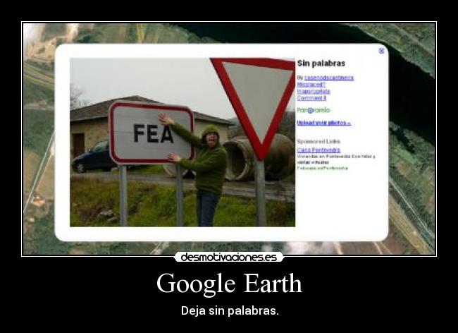 Google Earth - Deja sin palabras.