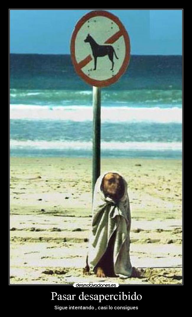 Pasar desapercibido - 