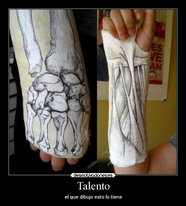 Talento - el que dibujo esto lo tiene