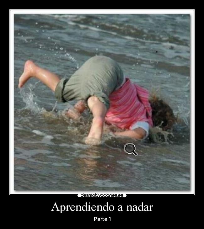 Aprendiendo a nadar -