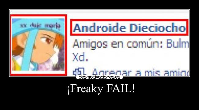 ¡Freaky FAIL! -