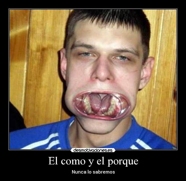 El como y el porque - Nunca lo sabremos