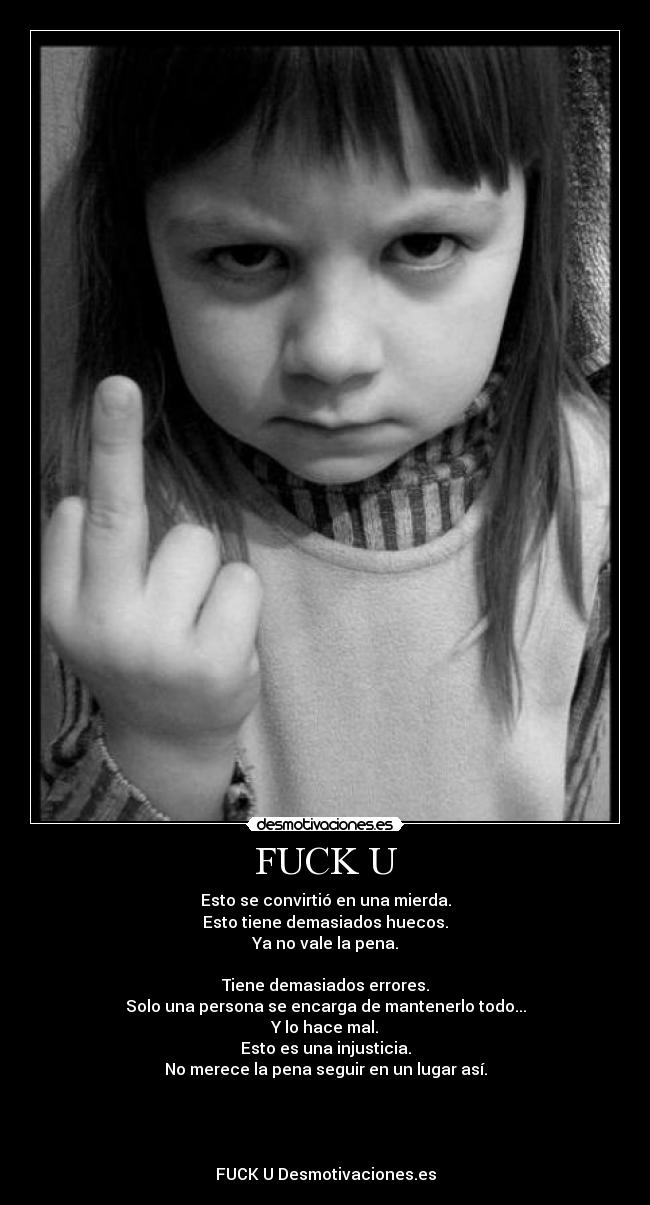 FUCK U -