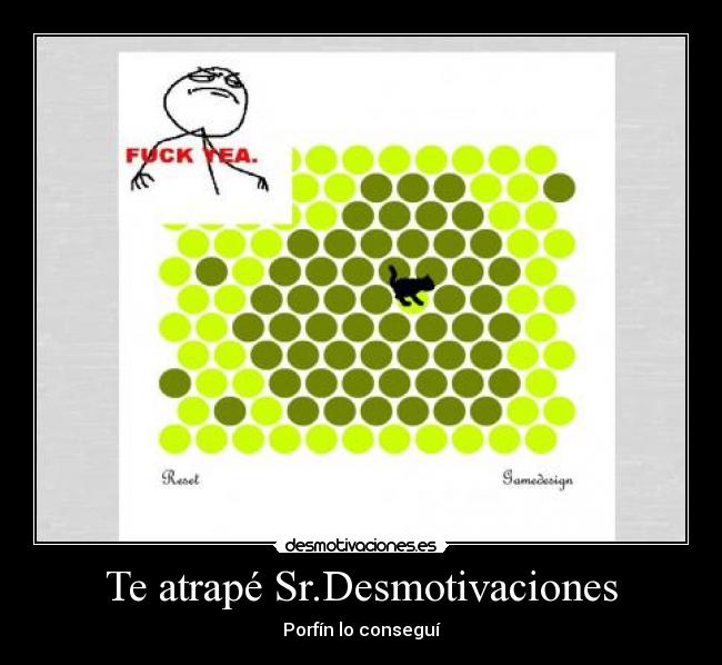 Te atrapé Sr.Desmotivaciones - 