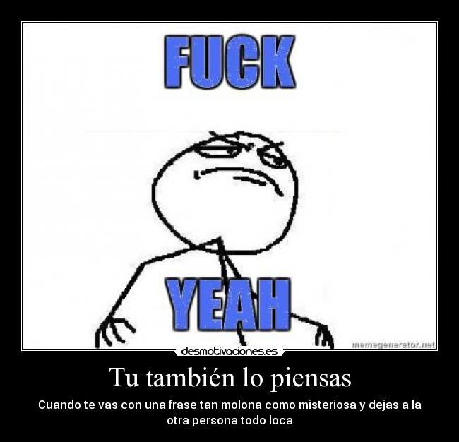 Tu también lo piensas - 