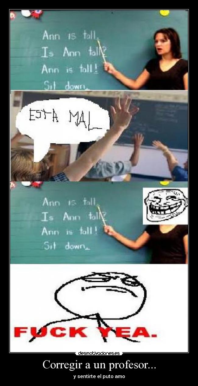 carteles corregir profesor desmotivaciones