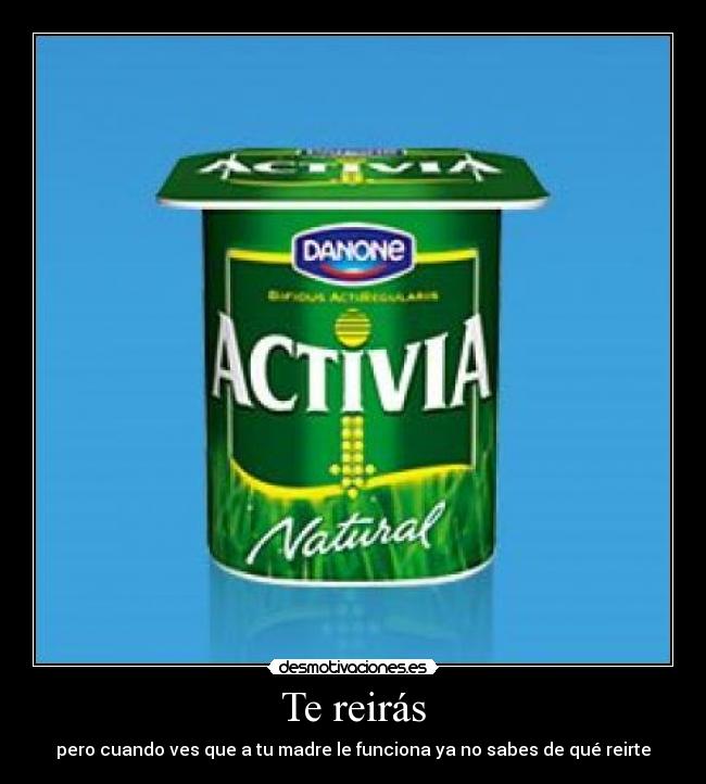 Te reirás - pero cuando ves que a tu madre le funciona ya no sabes de qué reirte