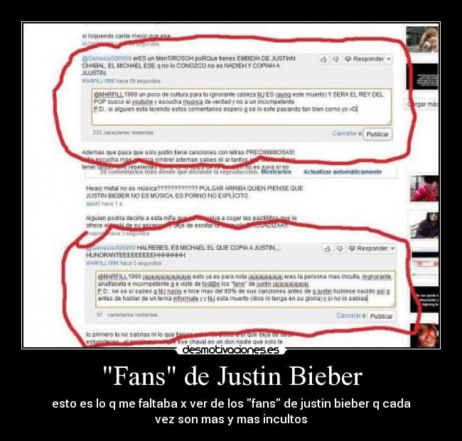 Fans de Justin Bieber -