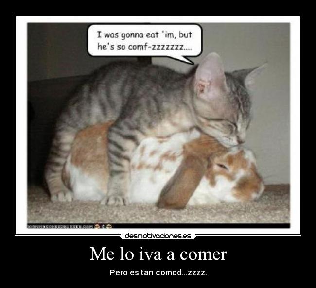 Me lo iva a comer -