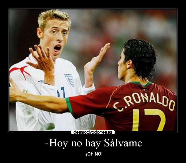 -Hoy no hay Sálvame - -¡Oh NO!
