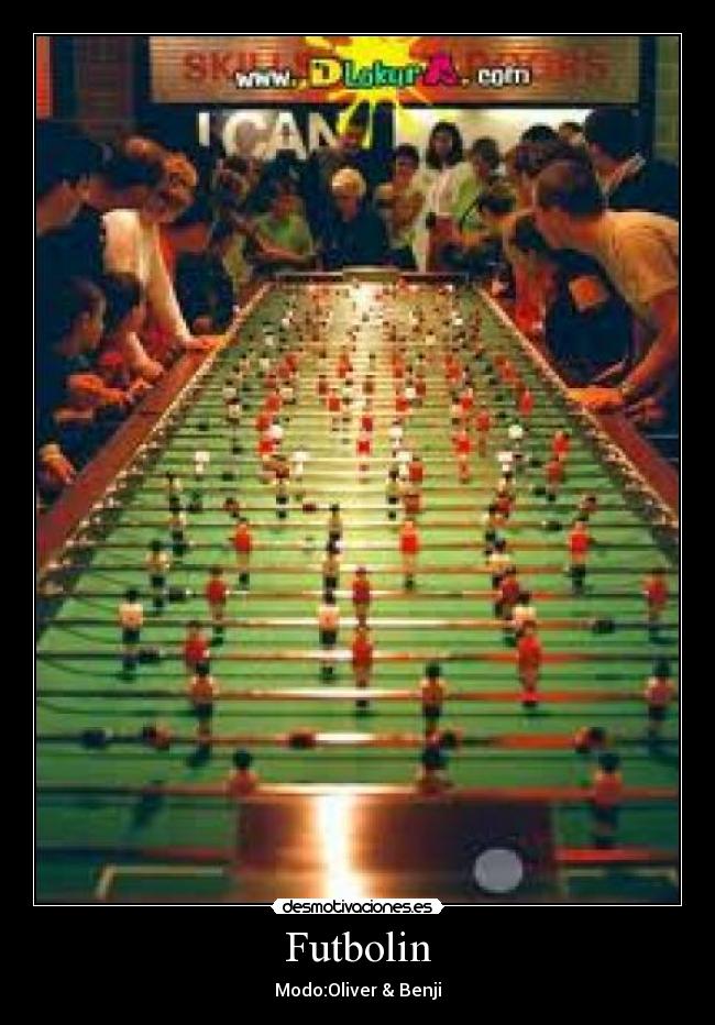 Futbolin - Modo:Oliver & Benji