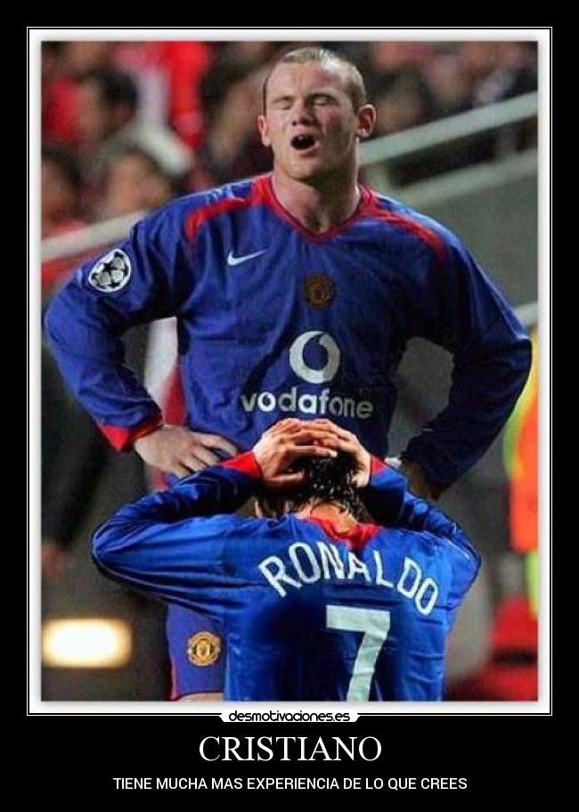 CRISTIANO - TIENE MUCHA MAS EXPERIENCIA DE LO QUE CREES