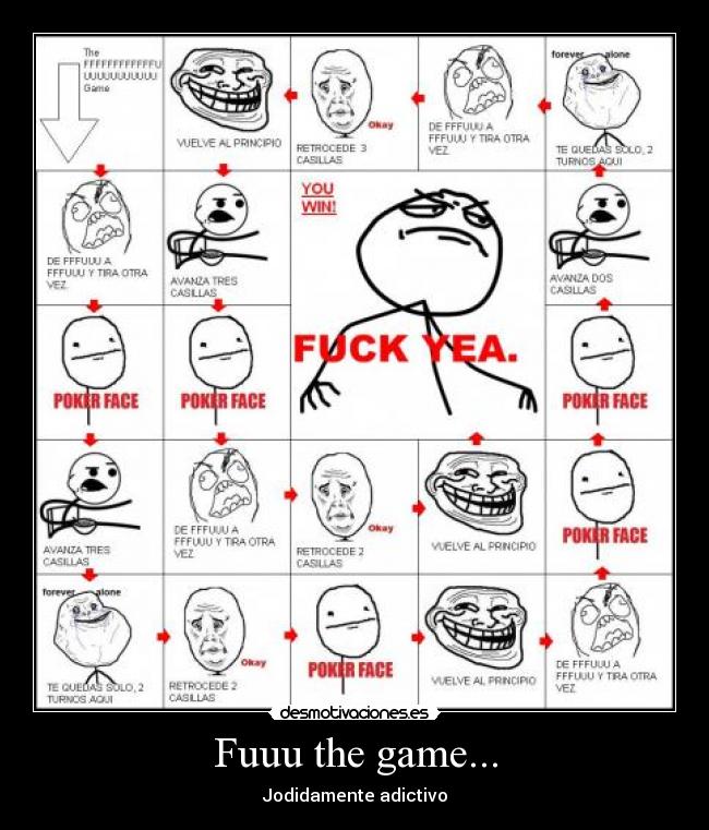 carteles fuuu the game desmotivaciones