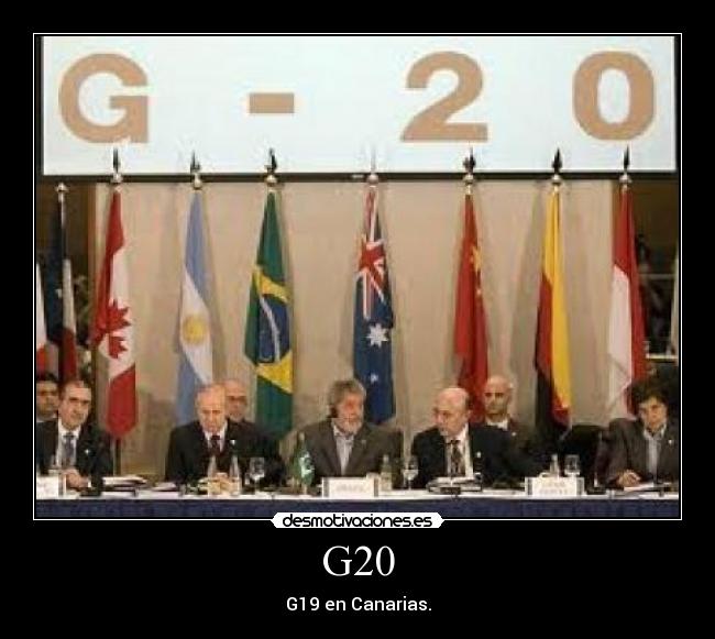 G20 - G19 en Canarias.