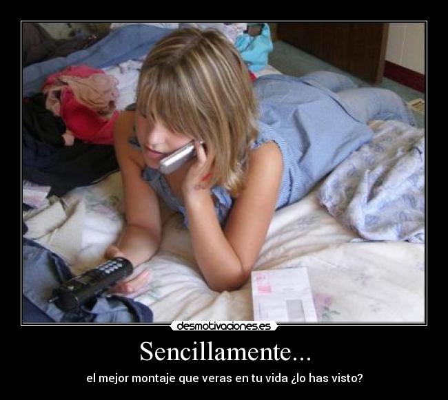 Sencillamente... - el mejor montaje que veras en tu vida ¿lo has visto?