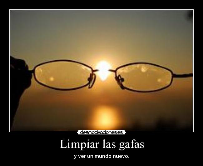 Limpiar las gafas - 