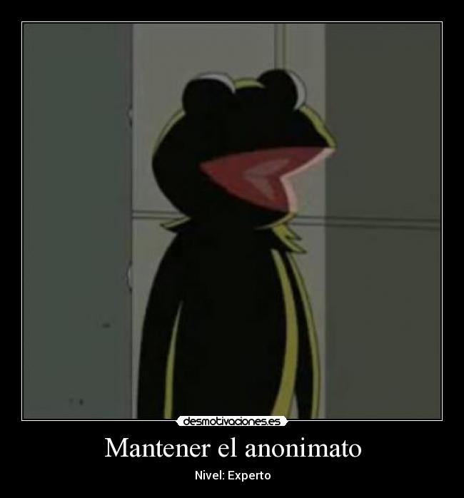 Mantener el anonimato -