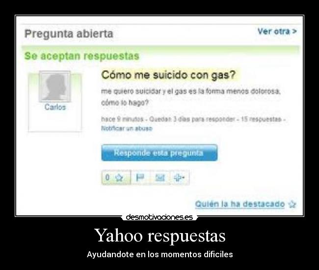 Yahoo respuestas -