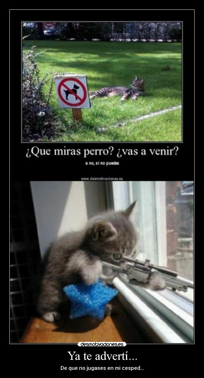 Ya te advertí... -