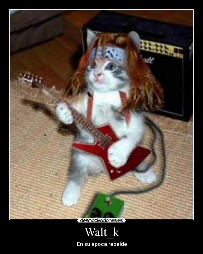Walt_k - En su epoca rebelde