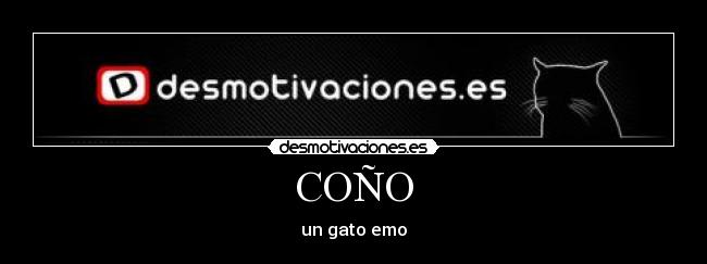 COÑO - un gato emo