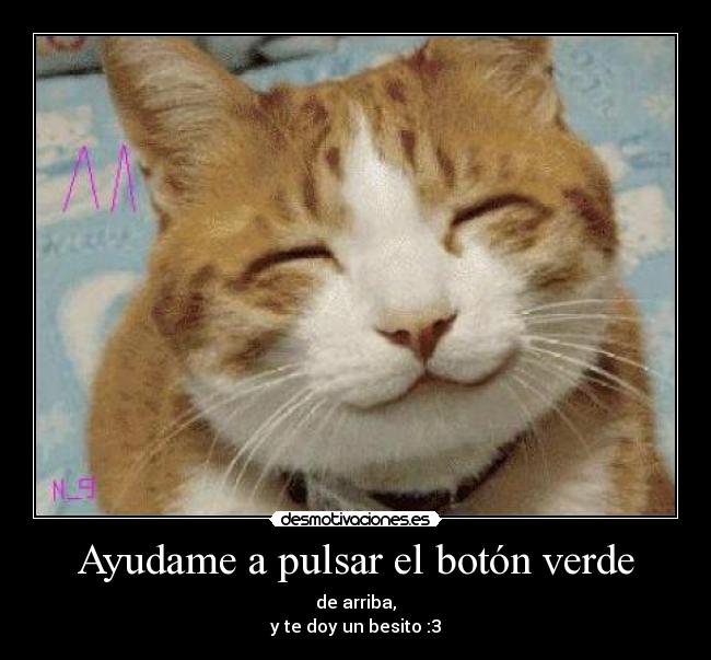 carteles boton verde desmotivaciones