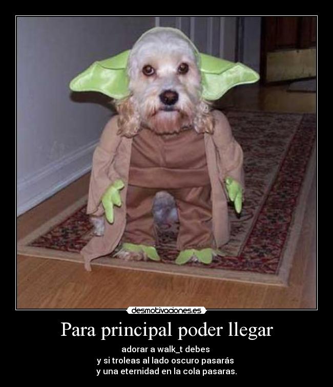 Para principal poder llegar -