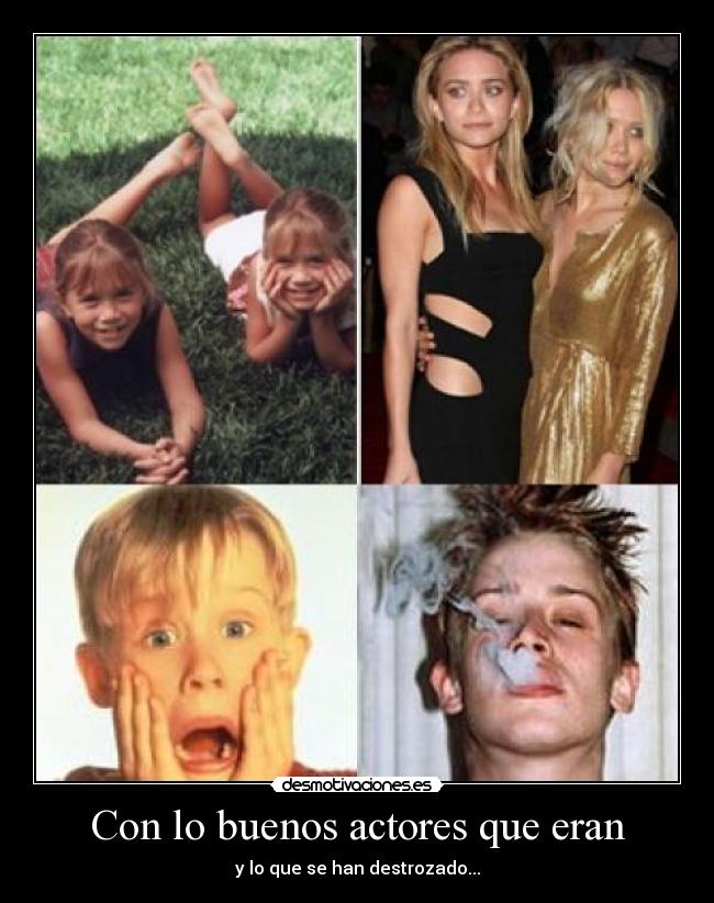 Con lo buenos actores que eran - 