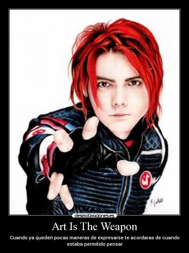Art Is The Weapon - Cuando ya queden pocas maneras de expresarse te acordaras de cuando
estaba permitido pensar
