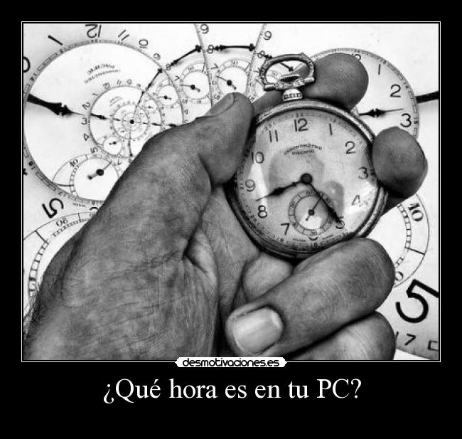 ¿Qué hora es en tu PC? - 