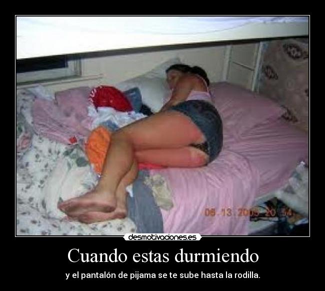 Cuando estas durmiendo -