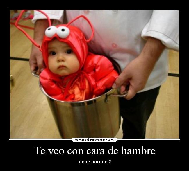 carteles veo con cara hambre nose porque des moiva es desmotivaciones
