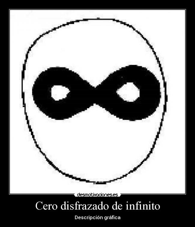 Cero disfrazado de infinito - 