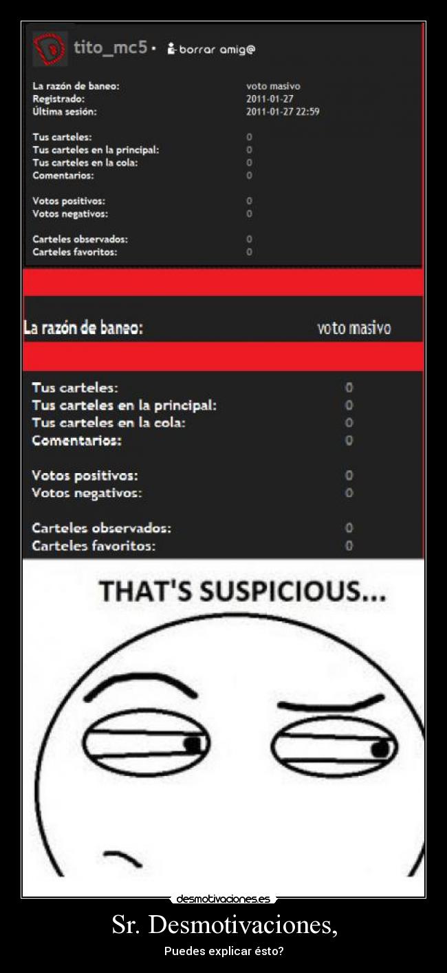 Sr. Desmotivaciones, - 