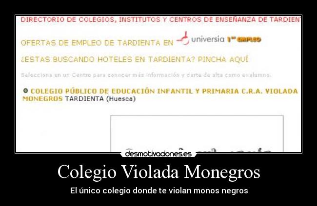 Colegio Violada Monegros - 