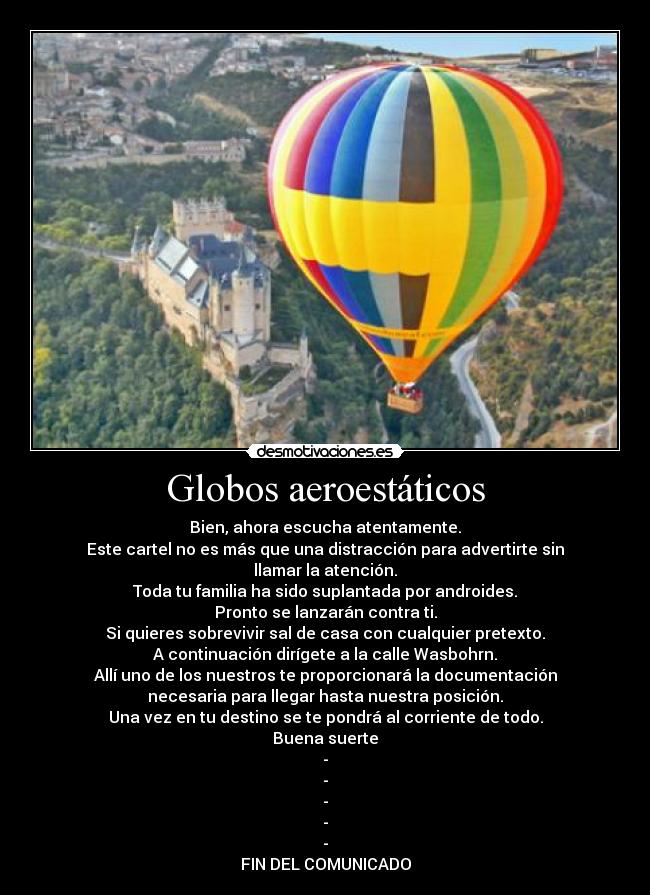 Globos aeroestáticos - 