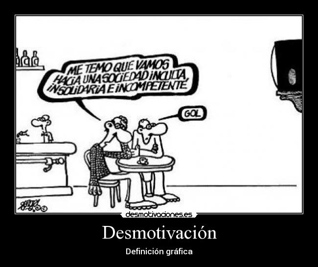 Desmotivación - Definición gráfica