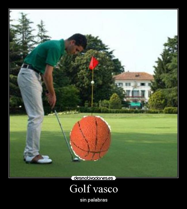 Golf vasco - sin palabras