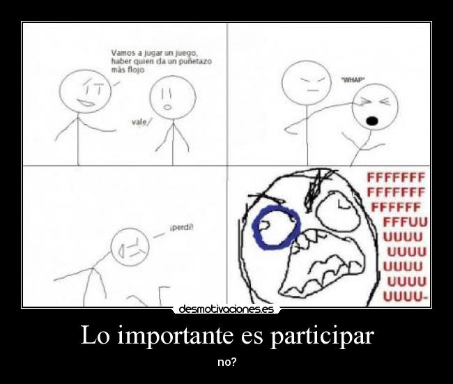 Lo importante es participar -