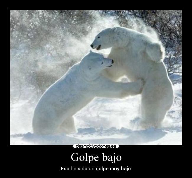 Golpe bajo -