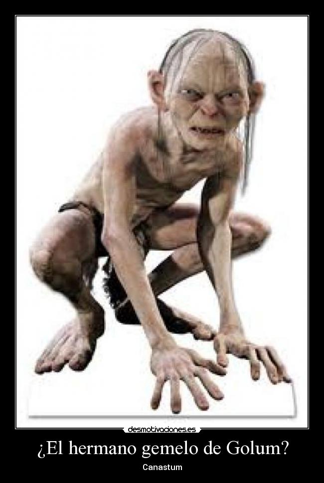 ¿El hermano gemelo de Golum? - Canastum