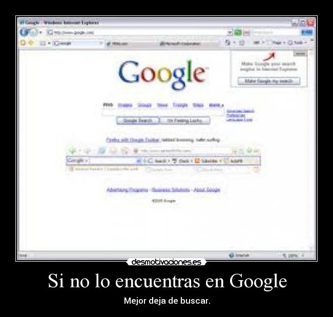 carteles google desmotivaciones