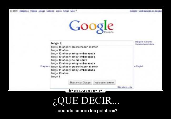 ¿QUE DECIR... -