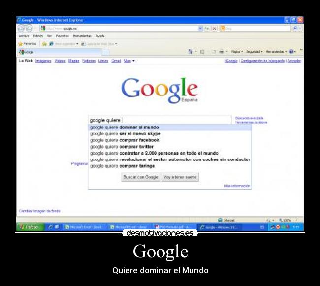 Google - Quiere dominar el Mundo