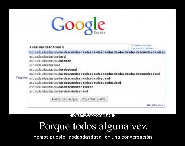 Porque todos alguna vez -