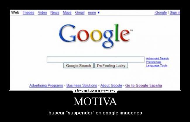 MOTIVA - buscar suspender en google imagenes