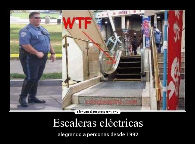 Escaleras eléctricas - alegrando a personas desde 1992
